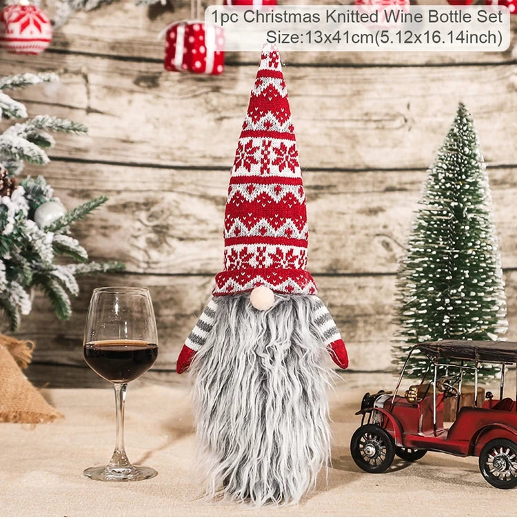 vrolijke kerst wijnfleshoes