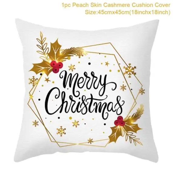 Kerst kussenhoes 45 cm β Vrolijke kussensloop voor feestdagen, perfect voor kerst & nieuwjaar 2026!