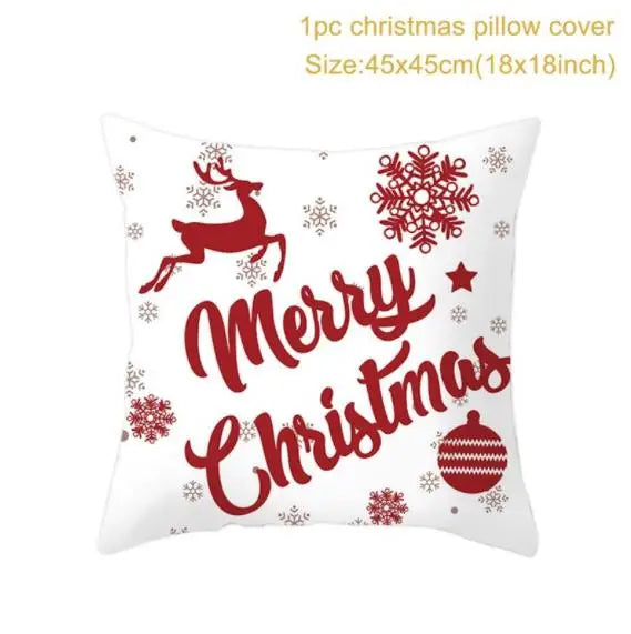 Kerst kussenhoes 45 cm β Vrolijke kussensloop voor feestdagen, perfect voor kerst & nieuwjaar 2026!