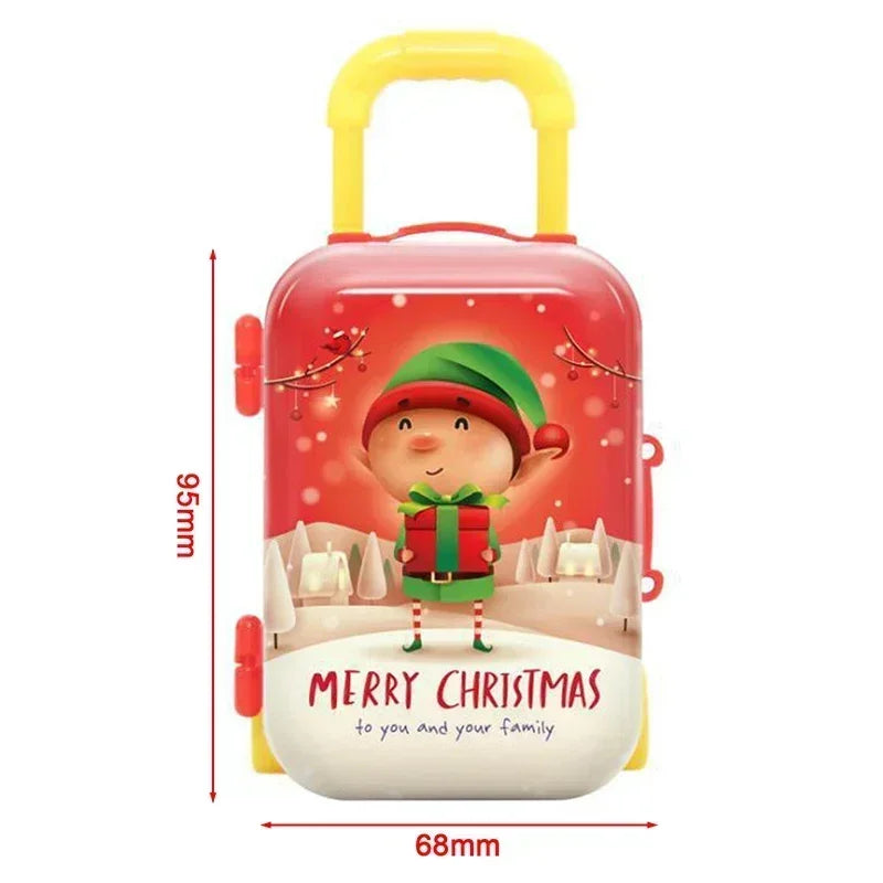 Kerst Snoepkoffertje β Mini Trolley Doos voor Kerstdecoratie & Cadeau 2026