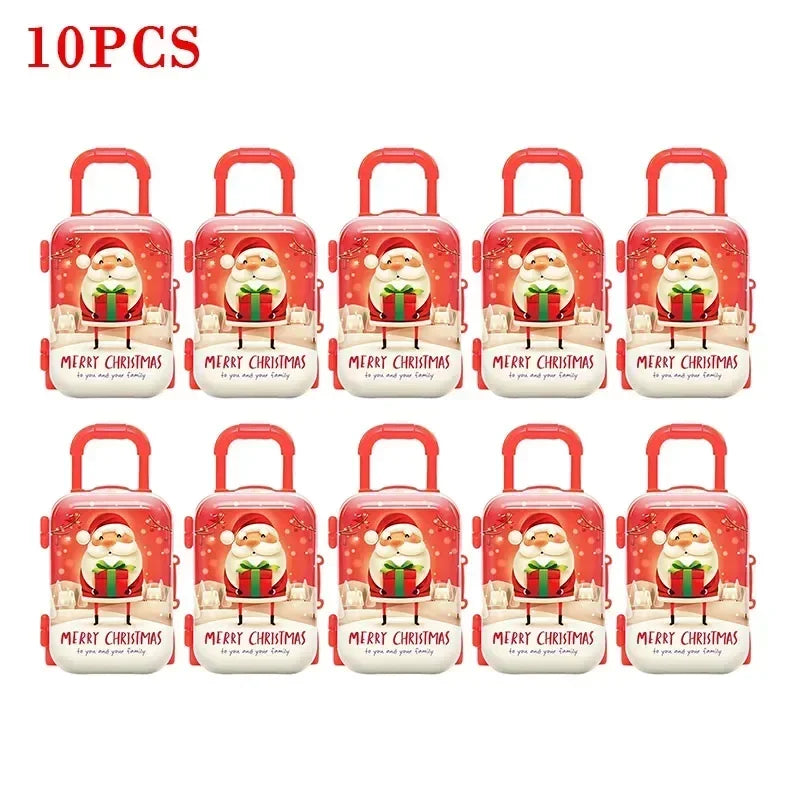 Kerst Snoepkoffertje β Mini Trolley Doos voor Kerstdecoratie & Cadeau 2026