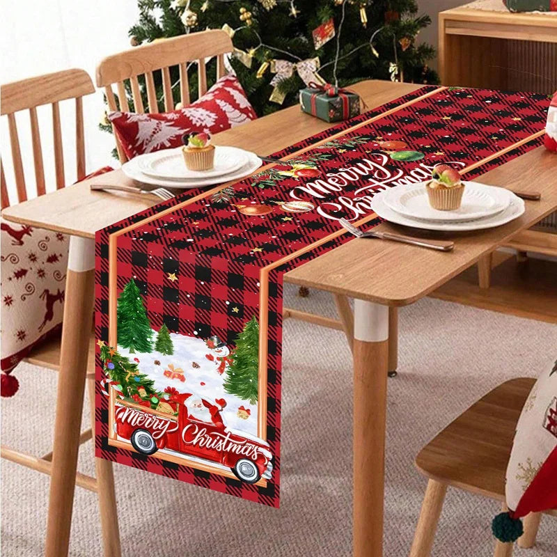 Kerst Tafelloper 2026 β Luxe Feestelijke Tafeldecoratie voor Kerst & Nieuwjaar
