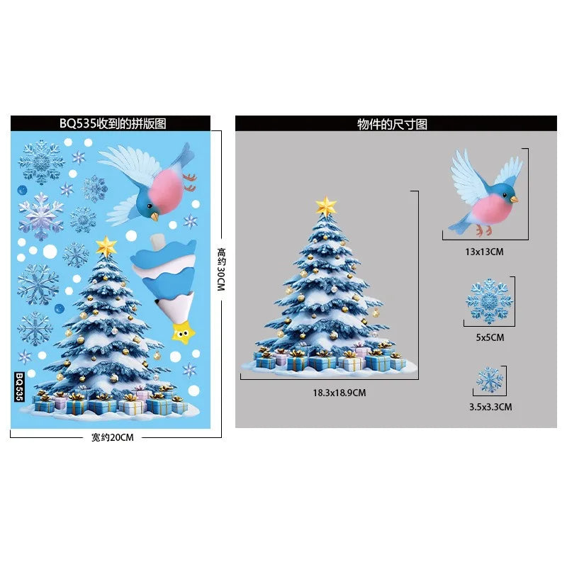 Kerst Raamstickers β Winter & Kerstman Decoratie voor Huis & Ramen 2026