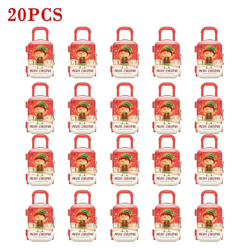 Kerst Snoepkoffertje β Mini Trolley Doos voor Kerstdecoratie & Cadeau 2026