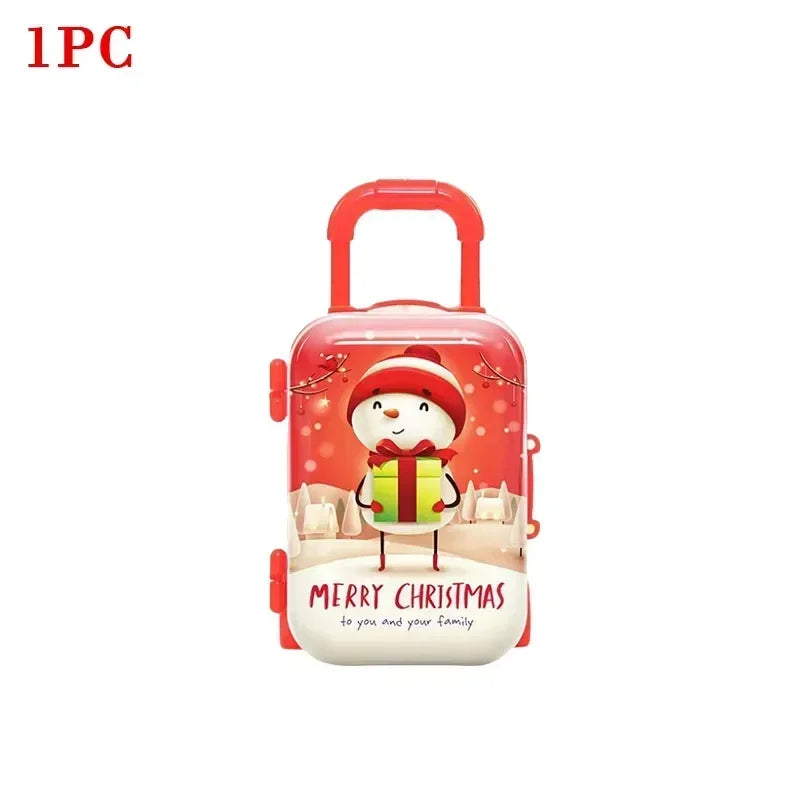 Kerst Snoepkoffertje β Mini Trolley Doos voor Kerstdecoratie & Cadeau 2026