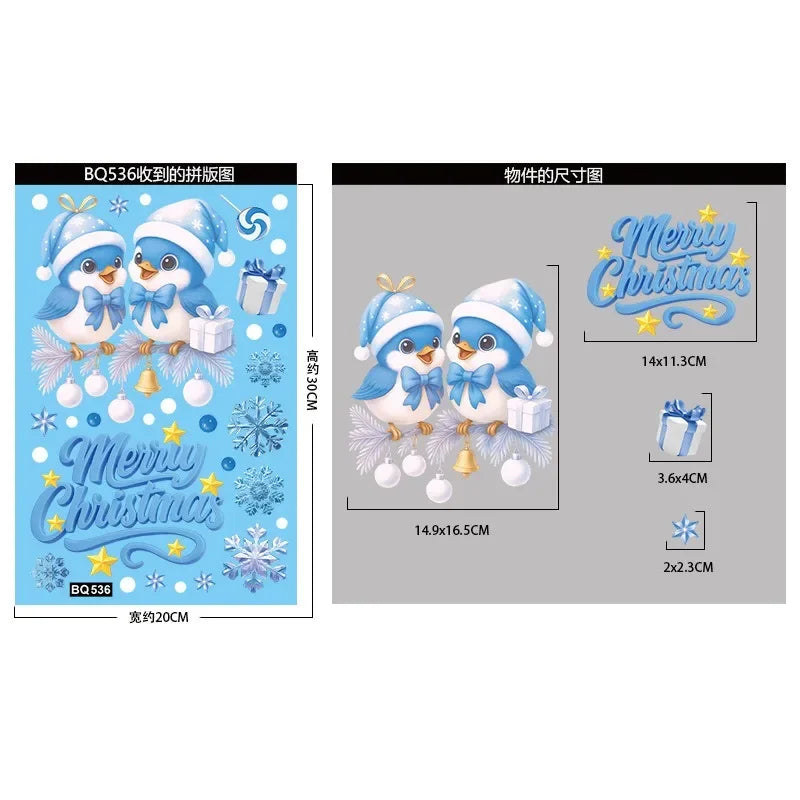 Kerst Raamstickers β Winter & Kerstman Decoratie voor Huis & Ramen 2026
