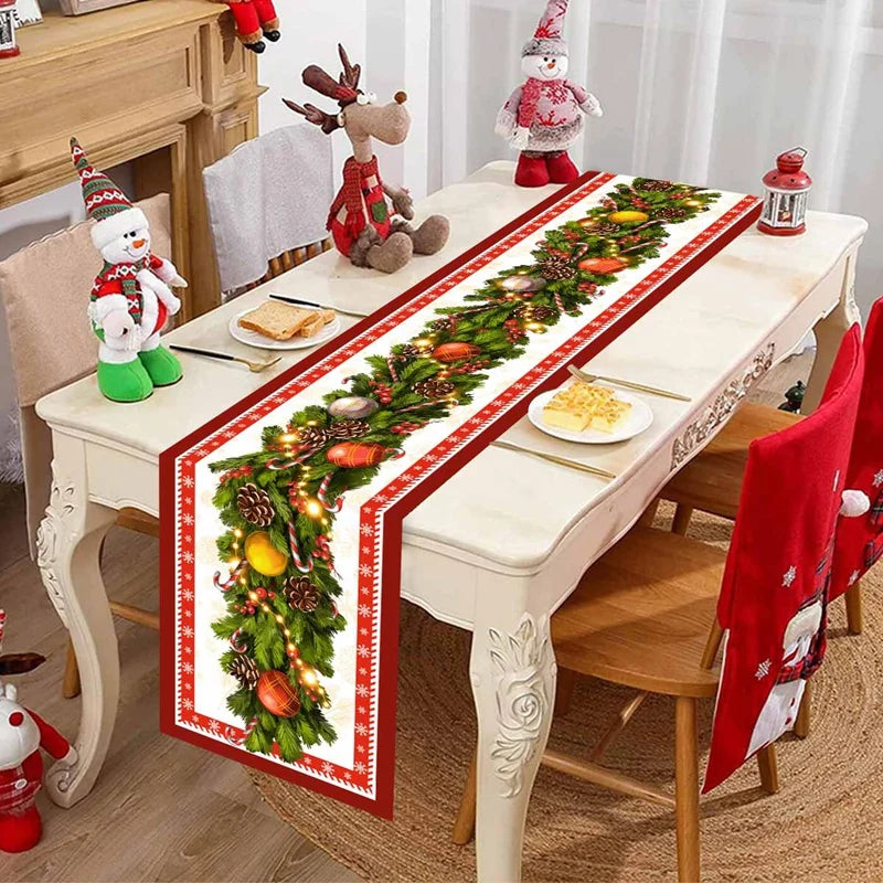 Kerst Tafelloper 2026 β Luxe Feestelijke Tafeldecoratie voor Kerst & Nieuwjaar