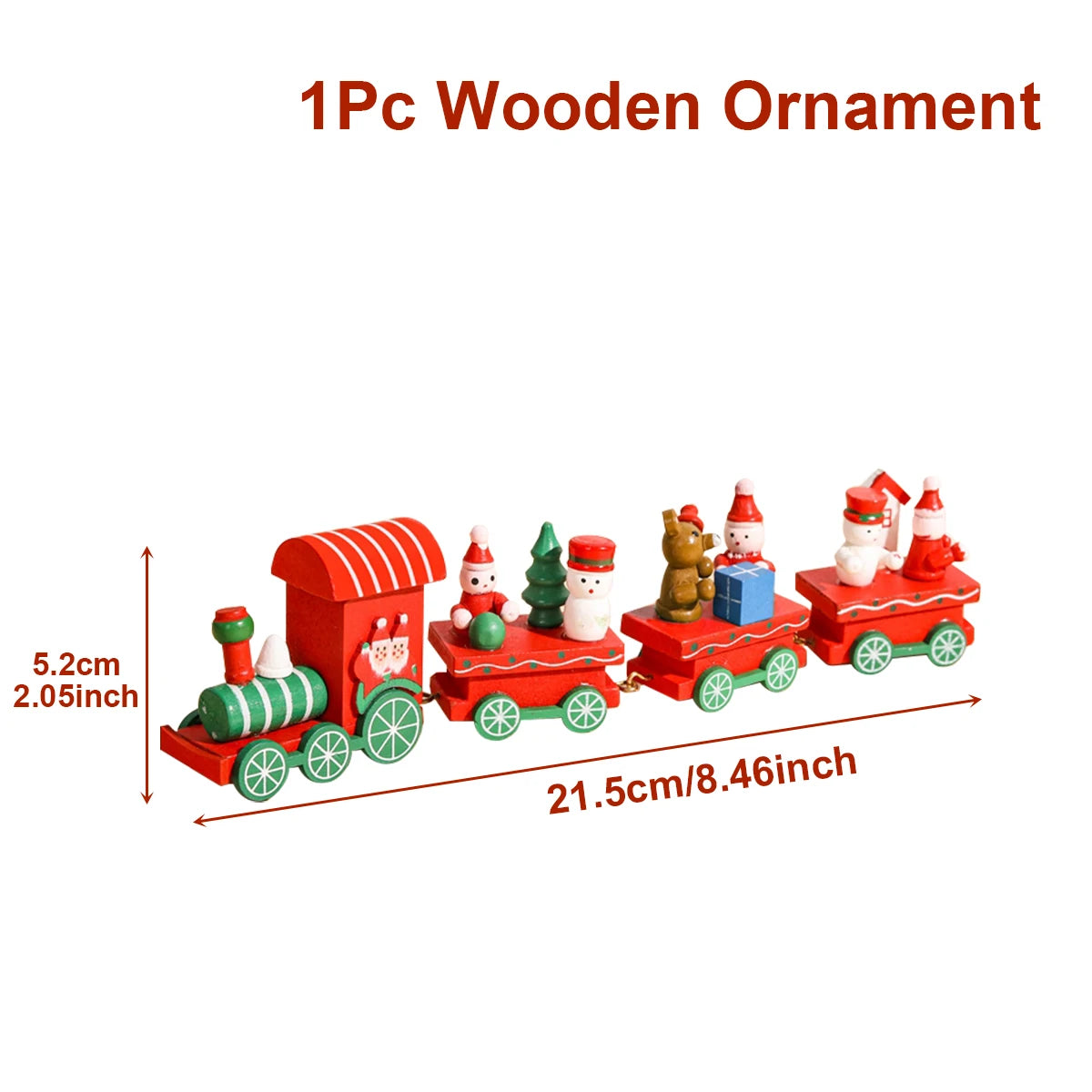 Kersttrein Decoratie – Merry Christmas Ornament voor Huis & Nieuwjaar 2026