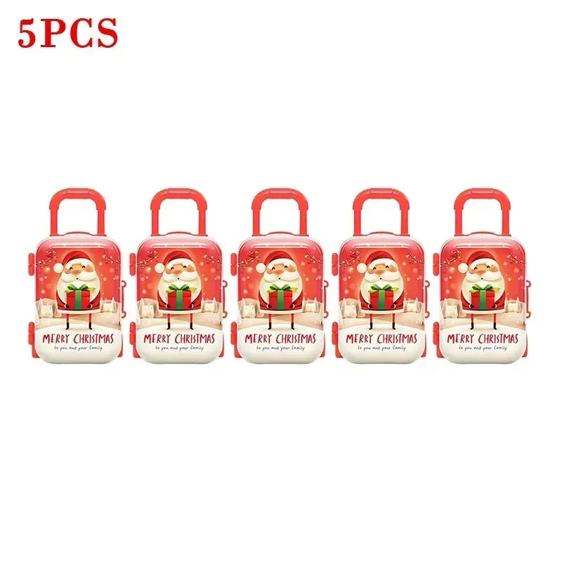 Kerst Snoepkoffertje β Mini Trolley Doos voor Kerstdecoratie & Cadeau 2026