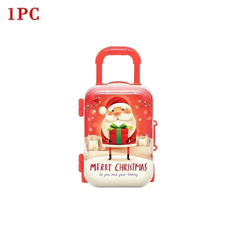 Kerst Snoepkoffertje β Mini Trolley Doos voor Kerstdecoratie & Cadeau 2026