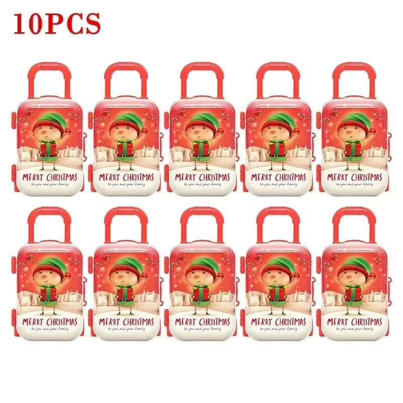 Kerst Snoepkoffertje β Mini Trolley Doos voor Kerstdecoratie & Cadeau 2026