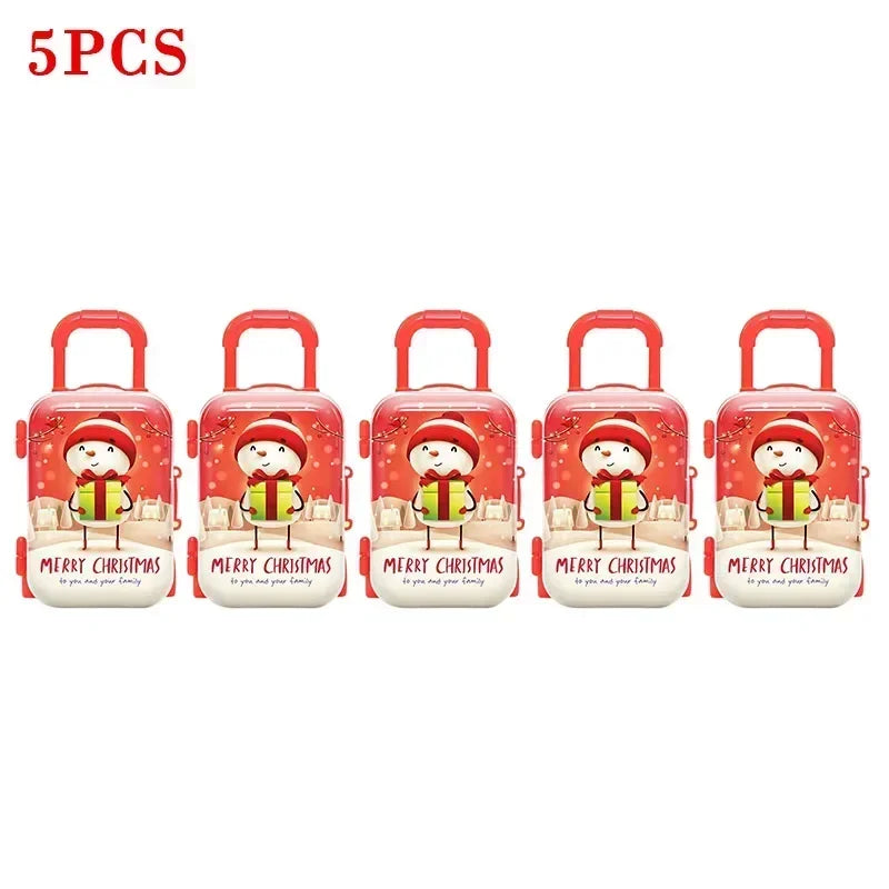 Kerst Snoepkoffertje β Mini Trolley Doos voor Kerstdecoratie & Cadeau 2026