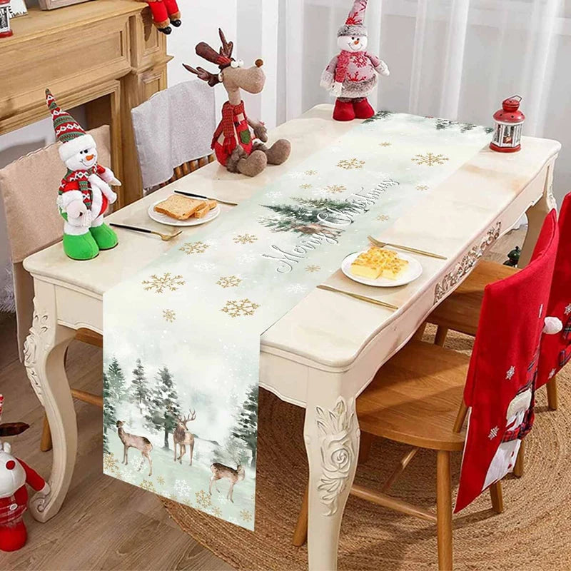 Kerst Tafelloper 2026 β Luxe Feestelijke Tafeldecoratie voor Kerst & Nieuwjaar