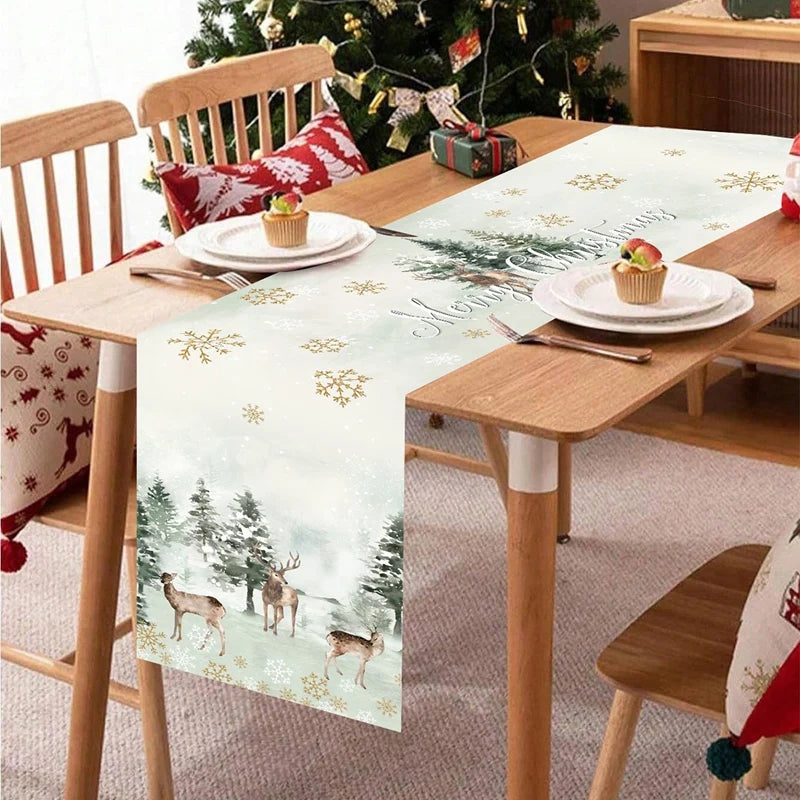 Kerst Tafelloper 2026 β Luxe Feestelijke Tafeldecoratie voor Kerst & Nieuwjaar