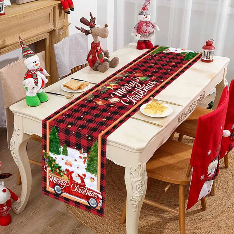 Kerst Tafelloper 2026 β Luxe Feestelijke Tafeldecoratie voor Kerst & Nieuwjaar