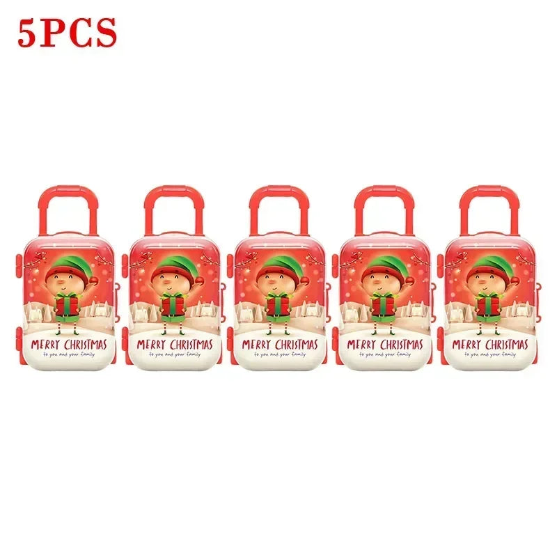 Kerst Snoepkoffertje β Mini Trolley Doos voor Kerstdecoratie & Cadeau 2026