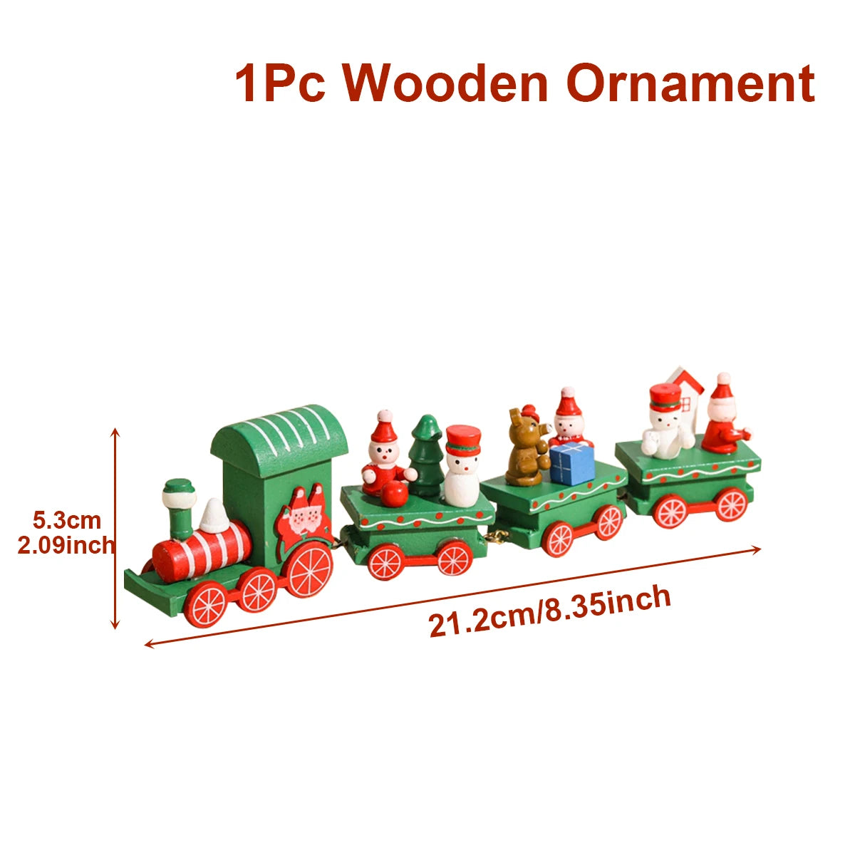 Kersttrein Decoratie – Merry Christmas Ornament voor Huis & Nieuwjaar 2026