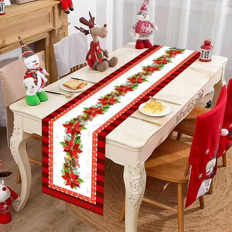 Kerst Tafelloper 2026 β Luxe Feestelijke Tafeldecoratie voor Kerst & Nieuwjaar