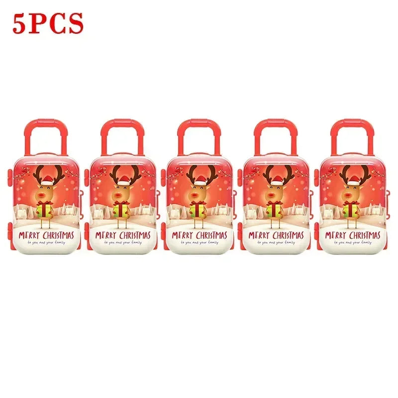 Kerst Snoepkoffertje β Mini Trolley Doos voor Kerstdecoratie & Cadeau 2026