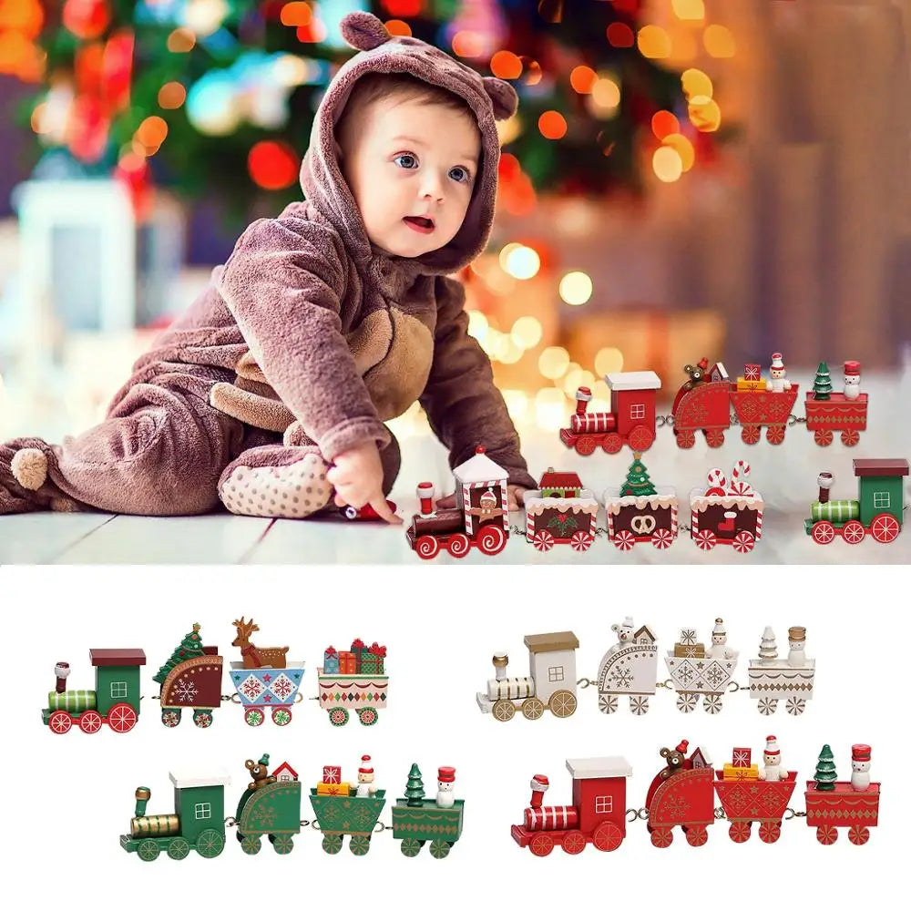 Kersttrein Decoratie – Merry Christmas Ornament voor Huis & Nieuwjaar 2026