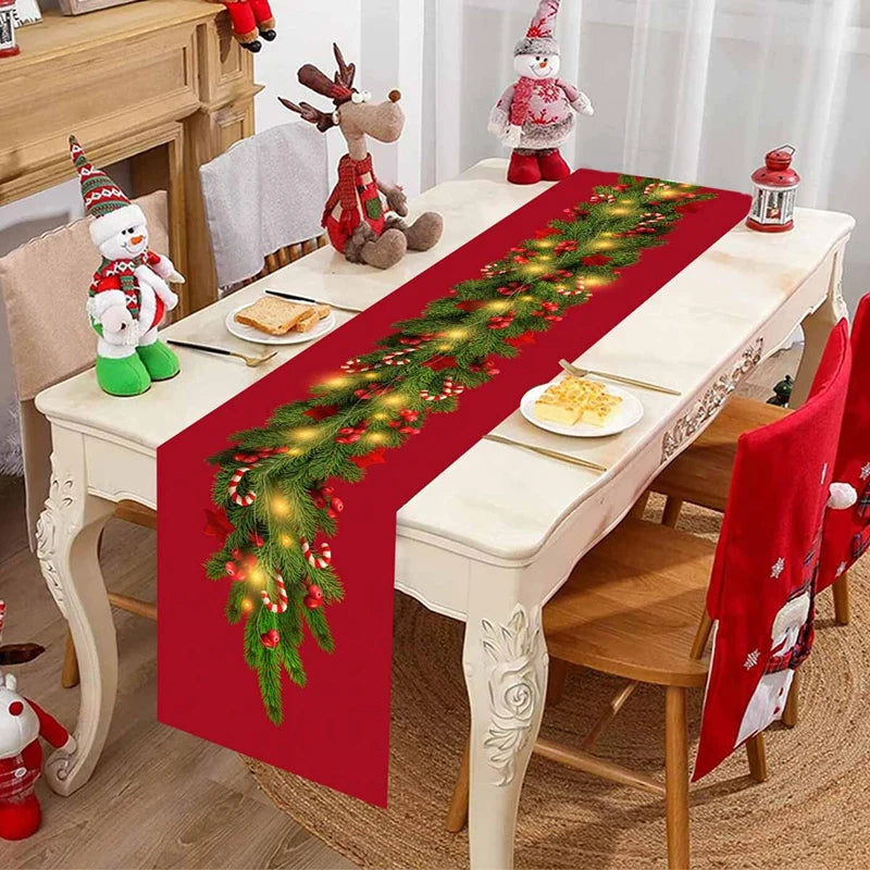 Kerst Tafelloper 2026 β Luxe Feestelijke Tafeldecoratie voor Kerst & Nieuwjaar