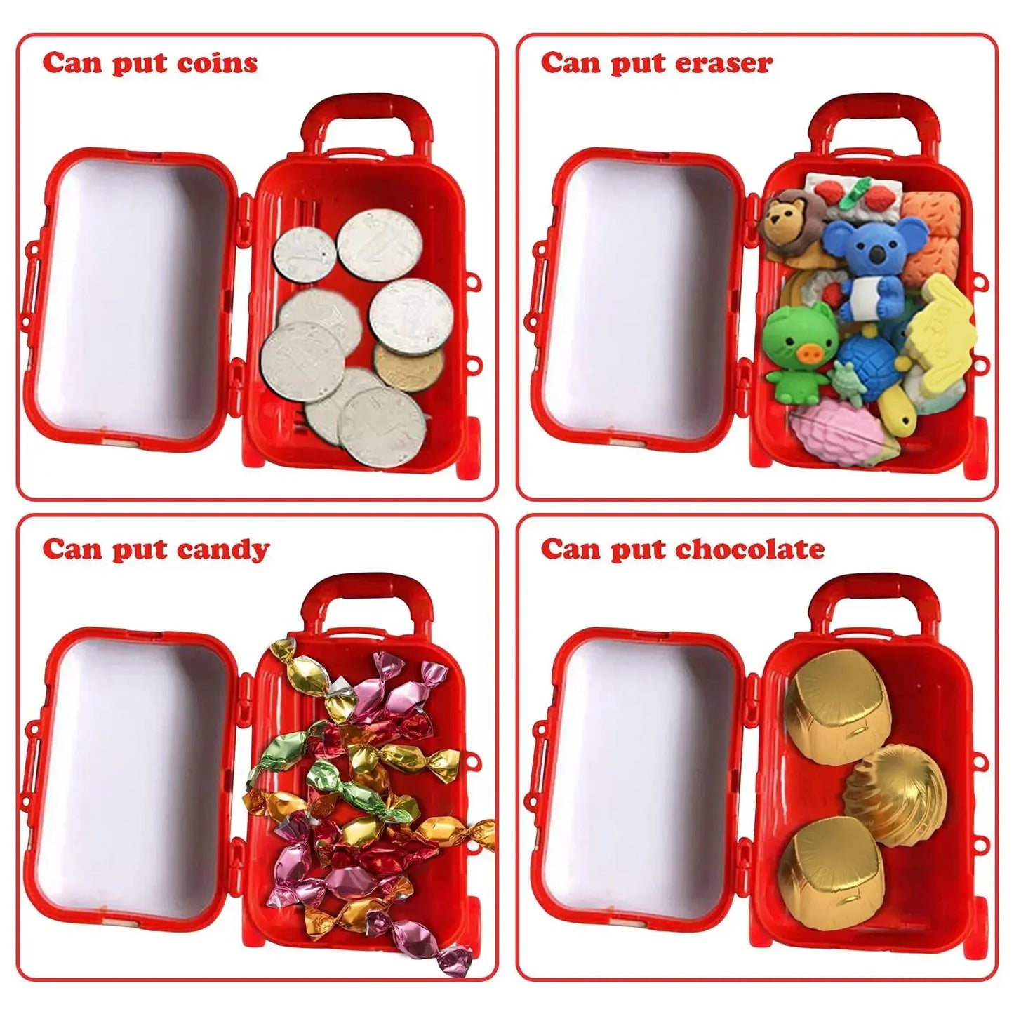Kerst Snoepkoffertje β Mini Trolley Doos voor Kerstdecoratie & Cadeau 2026