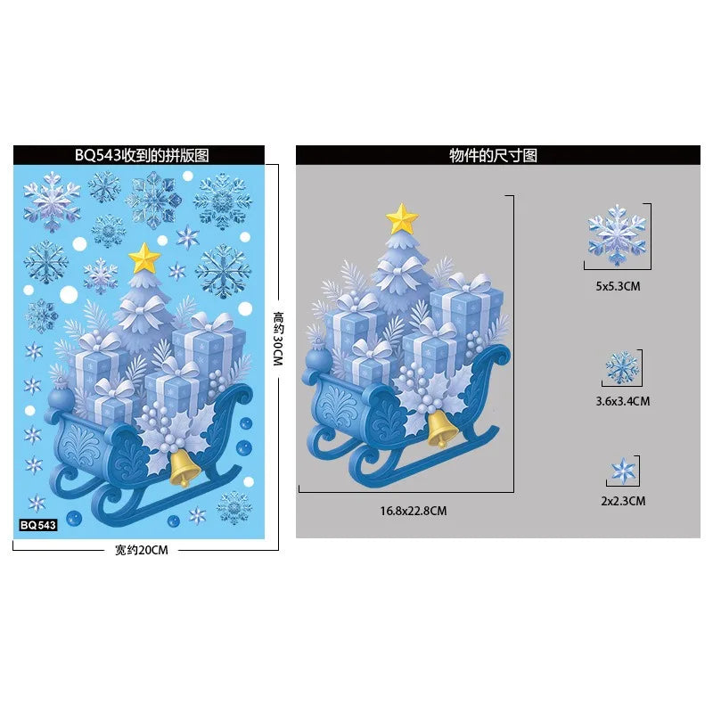 Kerst Raamstickers β Winter & Kerstman Decoratie voor Huis & Ramen 2026