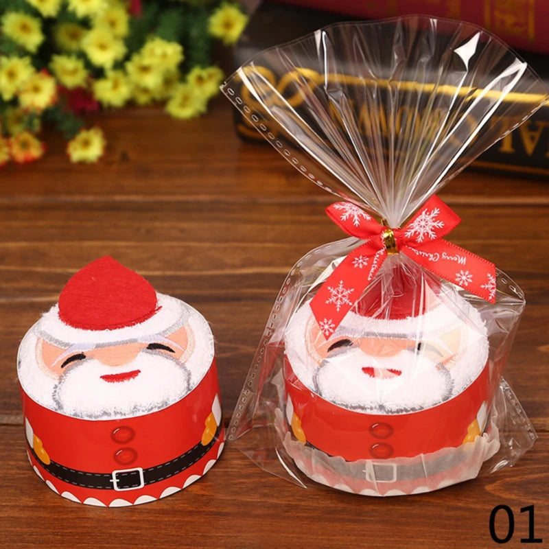 Kerst Handdoek – Kerstboom of Kerstman Vorm, Cartoon Design voor Kinderen 2026