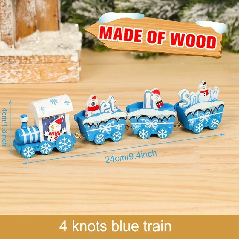 Kersttrein Decoratie – Merry Christmas Ornament voor Huis & Nieuwjaar 2026