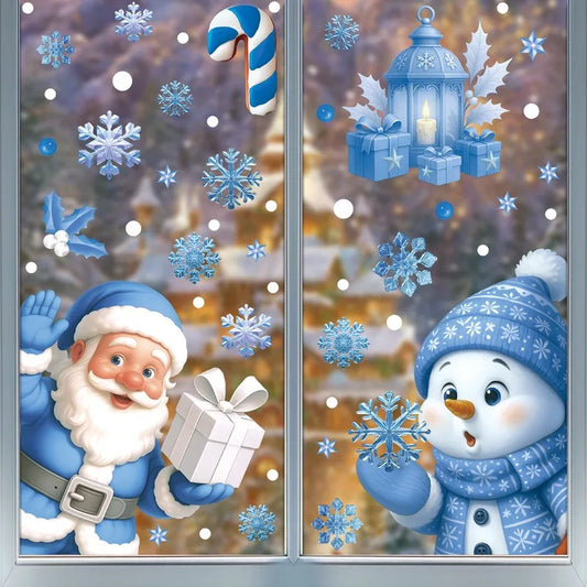 Kerst Raamstickers – Winter & Kerstman Decoratie voor Huis & Ramen 2026