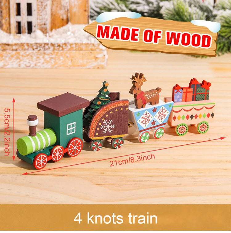 Kersttrein Decoratie – Merry Christmas Ornament voor Huis & Nieuwjaar 2026