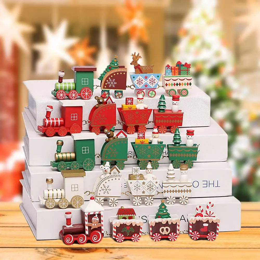 Kersttrein Decoratie – Merry Christmas Ornament voor Huis & Nieuwjaar 2026
