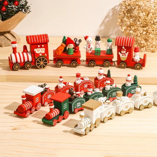 Kersttrein Decoratie – Merry Christmas Ornament voor Huis & Nieuwjaar 2026