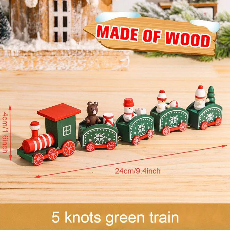 Kersttrein Decoratie – Merry Christmas Ornament voor Huis & Nieuwjaar 2026