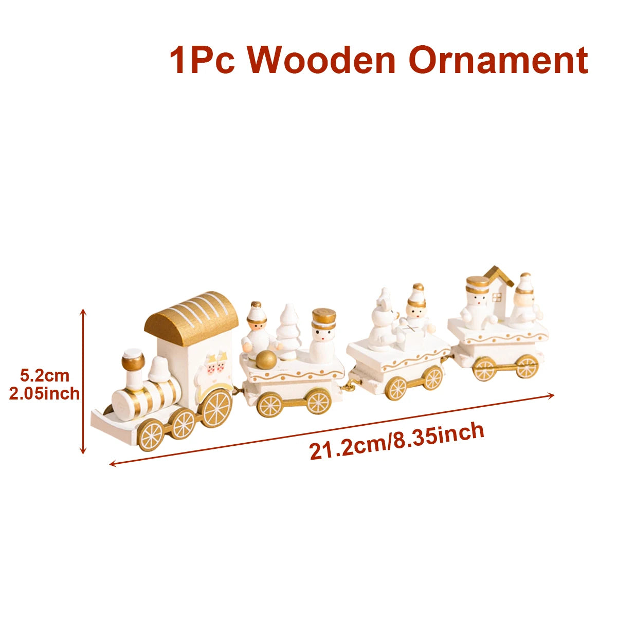 Kersttrein Decoratie – Merry Christmas Ornament voor Huis & Nieuwjaar 2026